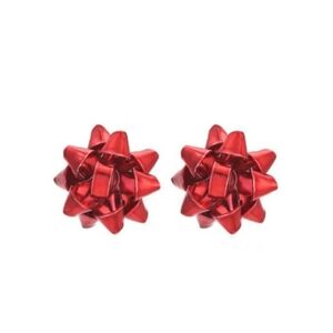 Christmas Bow Earrings